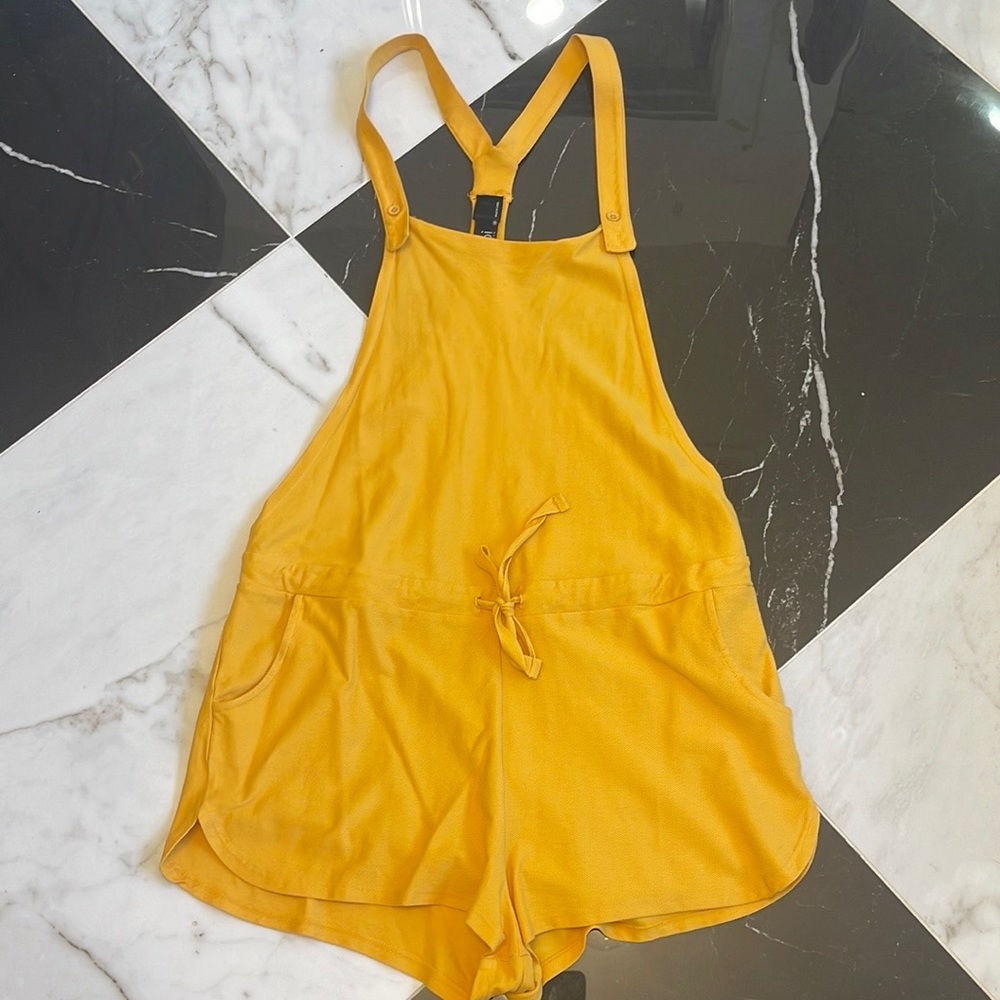 Bobi Knit Twill Coverall Romper